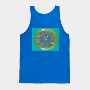 Tibetan wheel mandala Tank Top